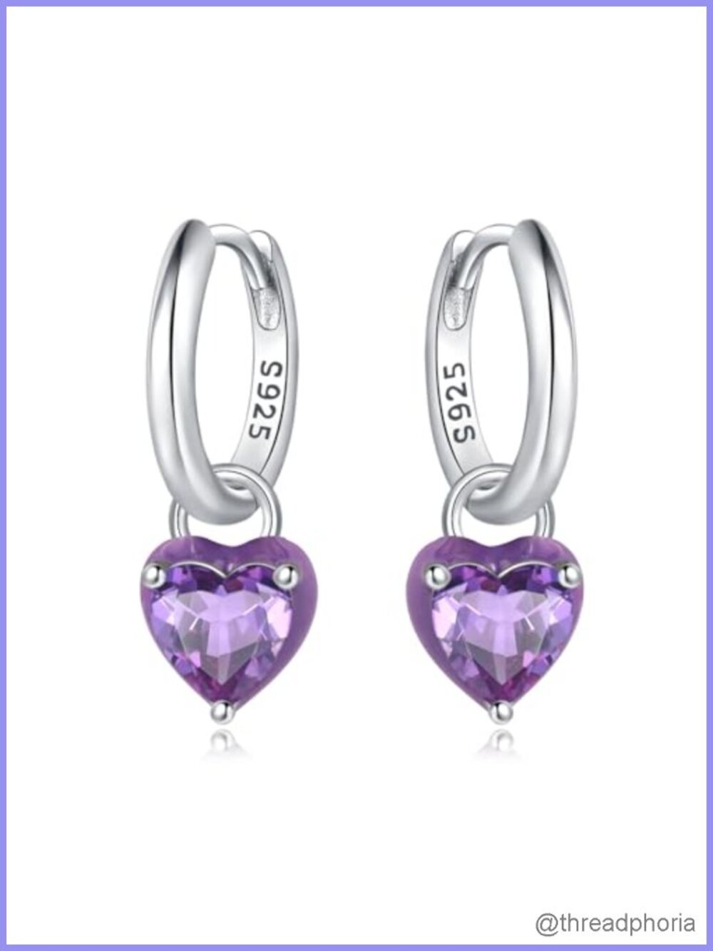 925 Sterling Silver Dangle Earrings Hypoallergenic Huggie Hoop Drop Jewelry Gift